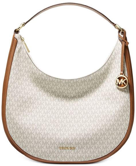 michael michael kors signature lydia large hobo bag|MICHAEL Michael Kors Lydia Large Signature Hobo .